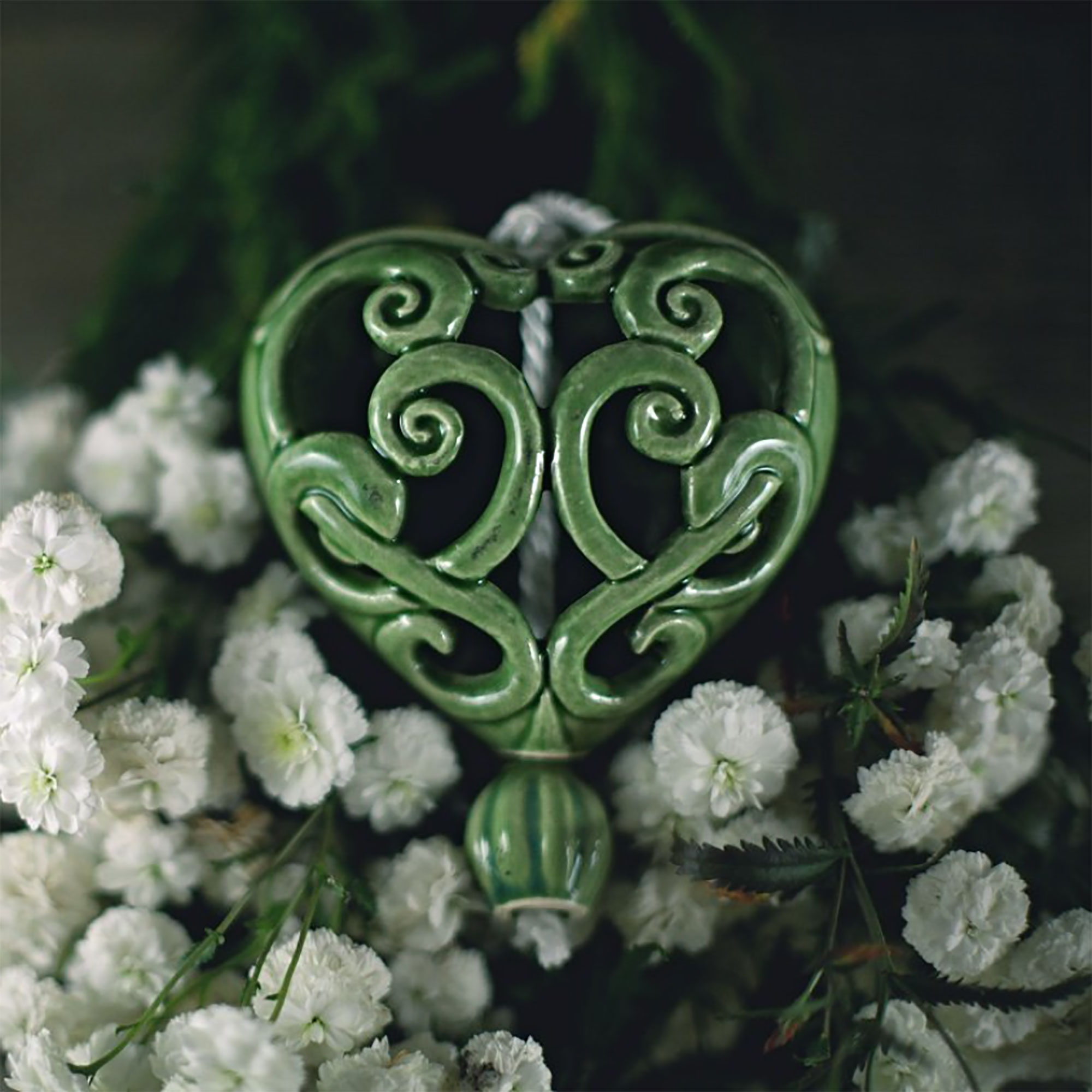 Herz "Grün" in Geschenkbox