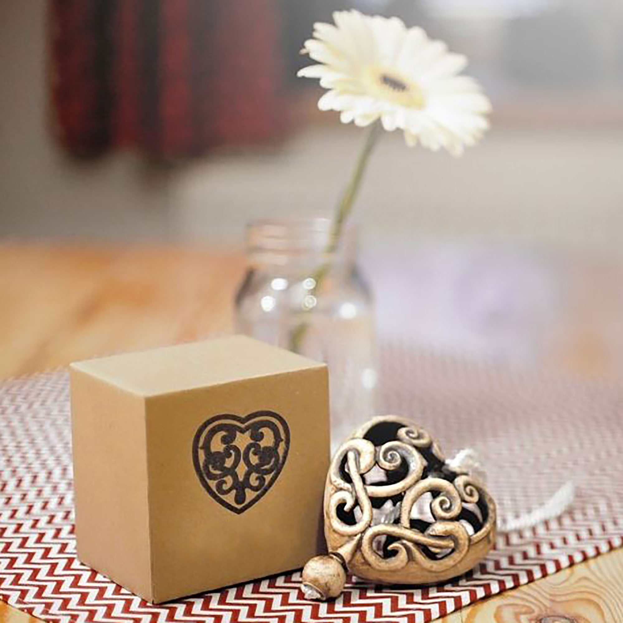 Herz "Natur" in Geschenkbox