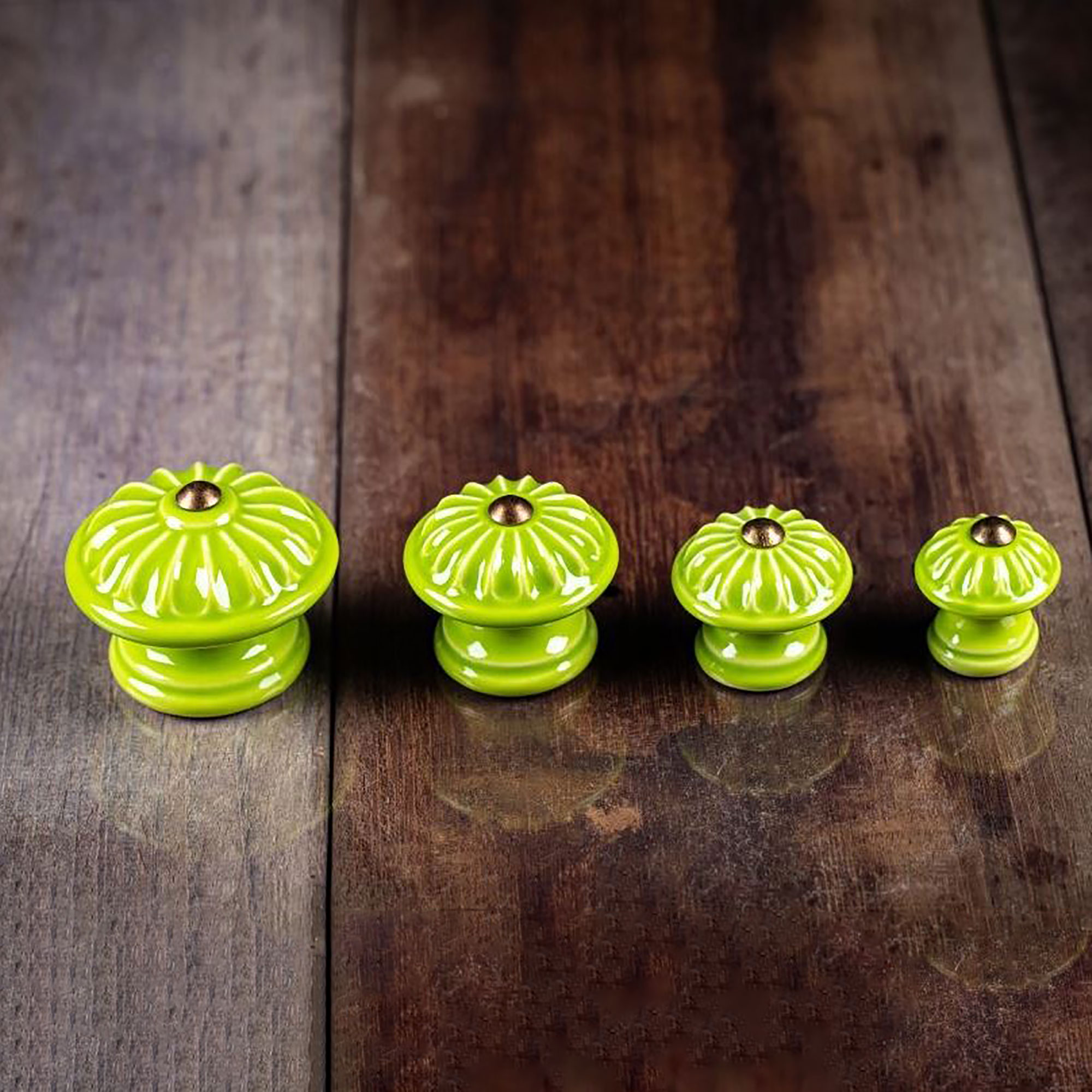 Porzellan Knauf Margerite - Hellgrün