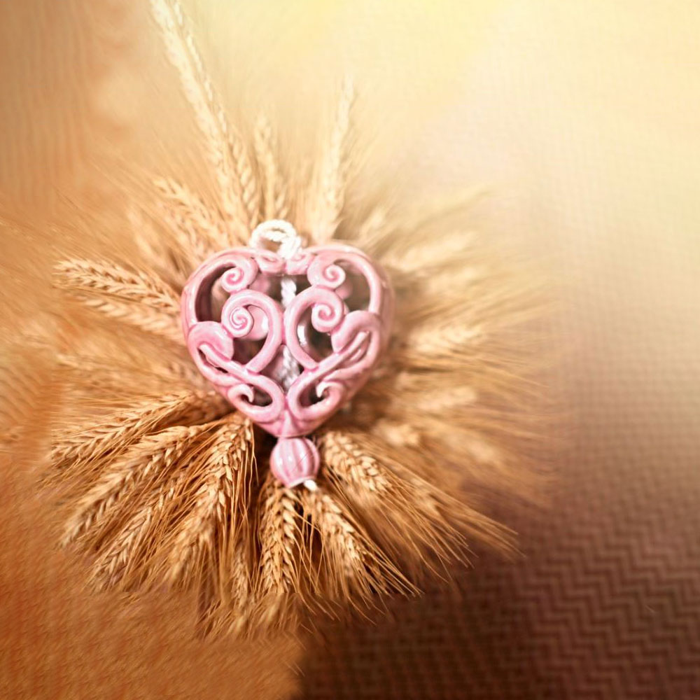 Herz "Lila" in Geschenkbox