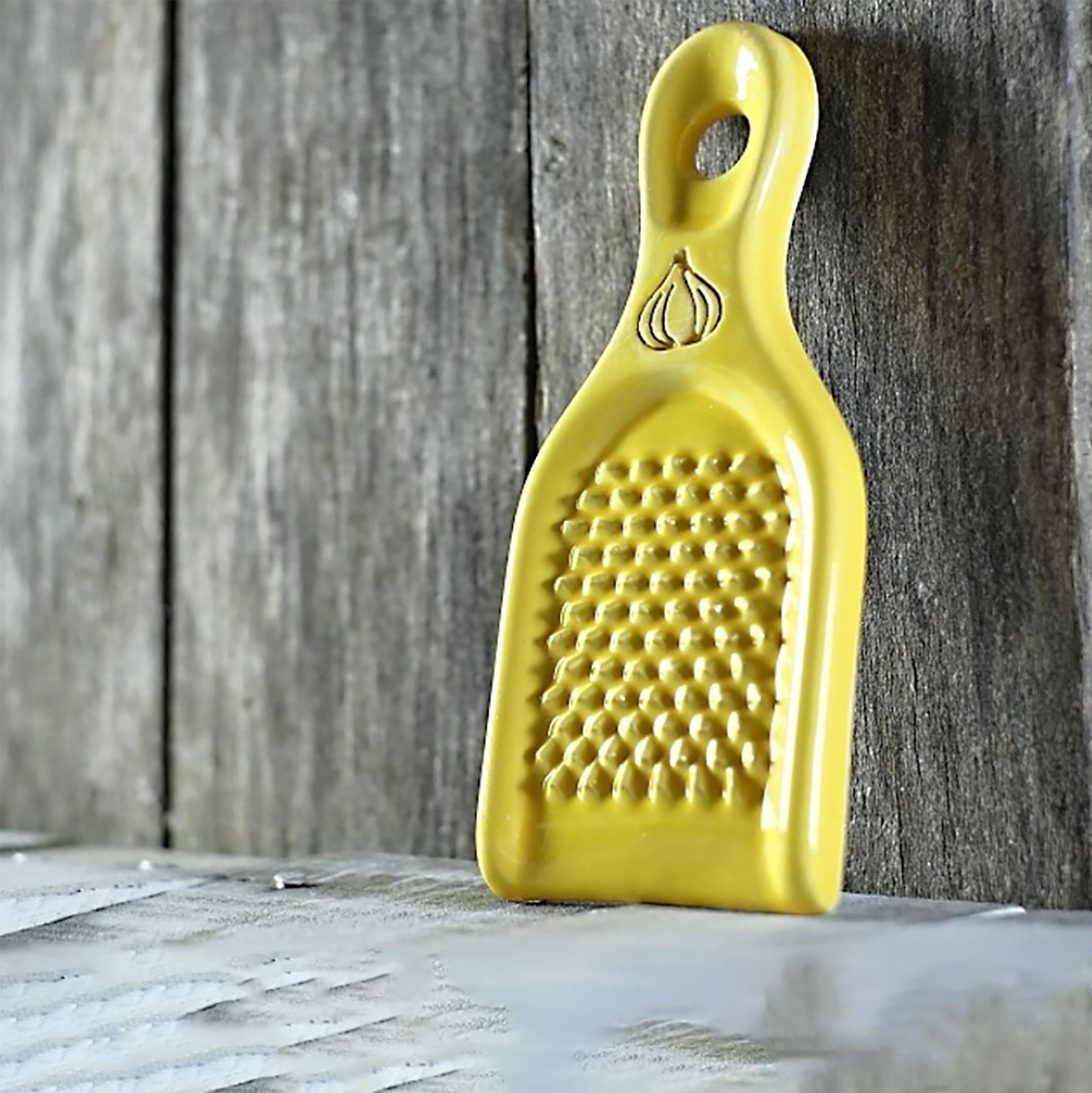 Knoblauchreibe - Gelb