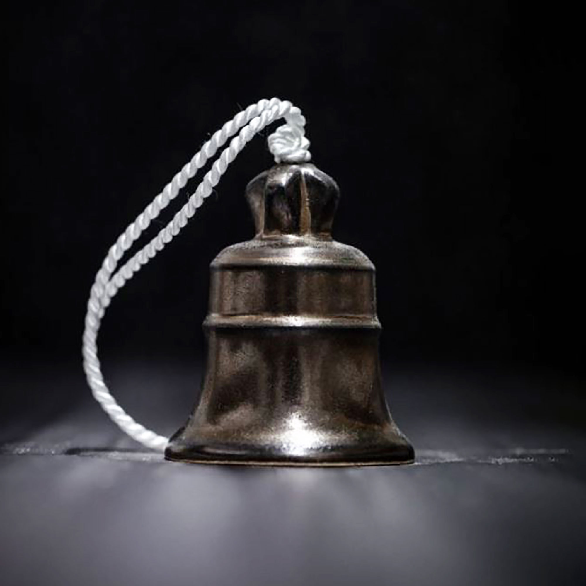 Glocke "Gold-Schwarz" aus Keramik