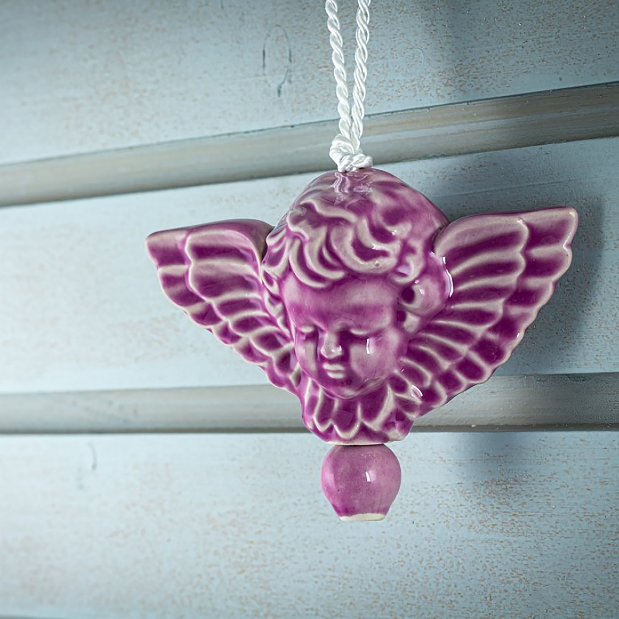 Engel "Lila" zum Aufhängen