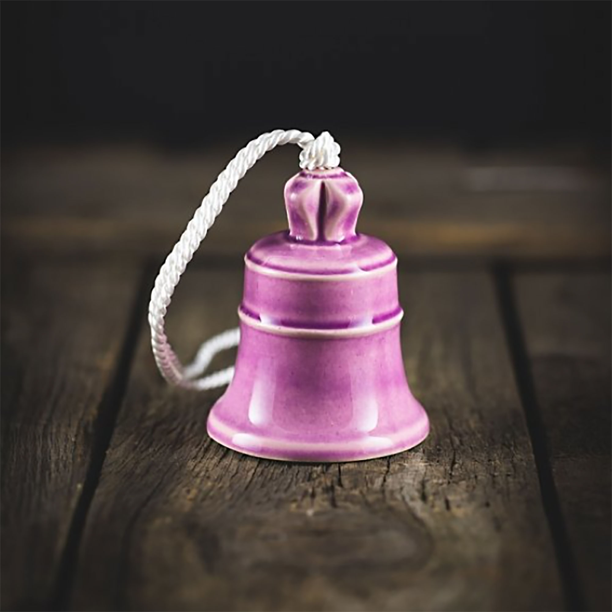 Glocke "Lila" aus Keramik
