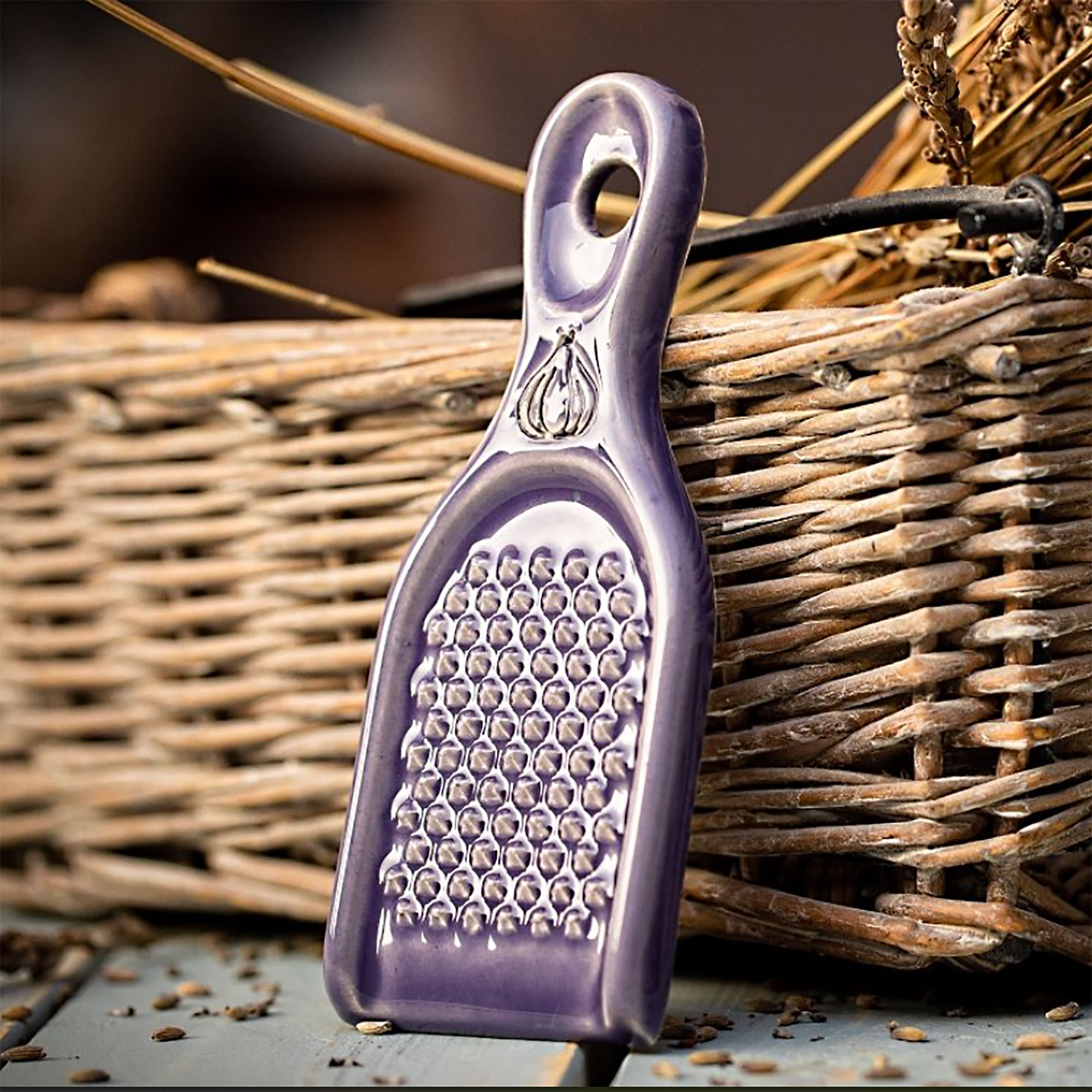 Knoblauchreibe - Lavendel