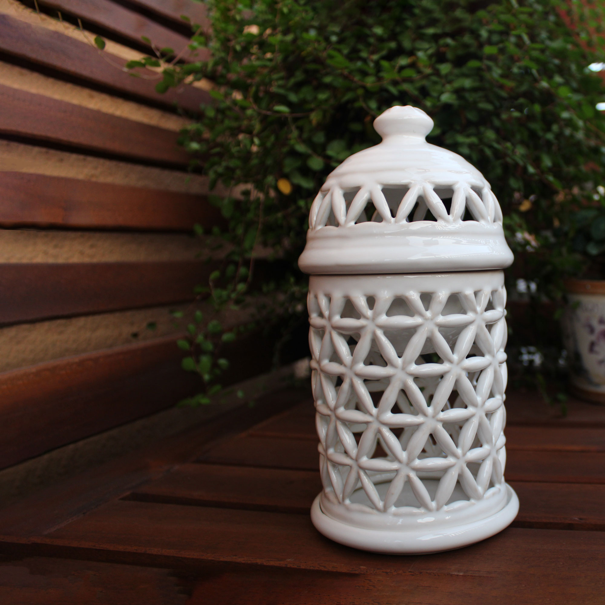 Duftlampe Blume des Lebens "Weiß"