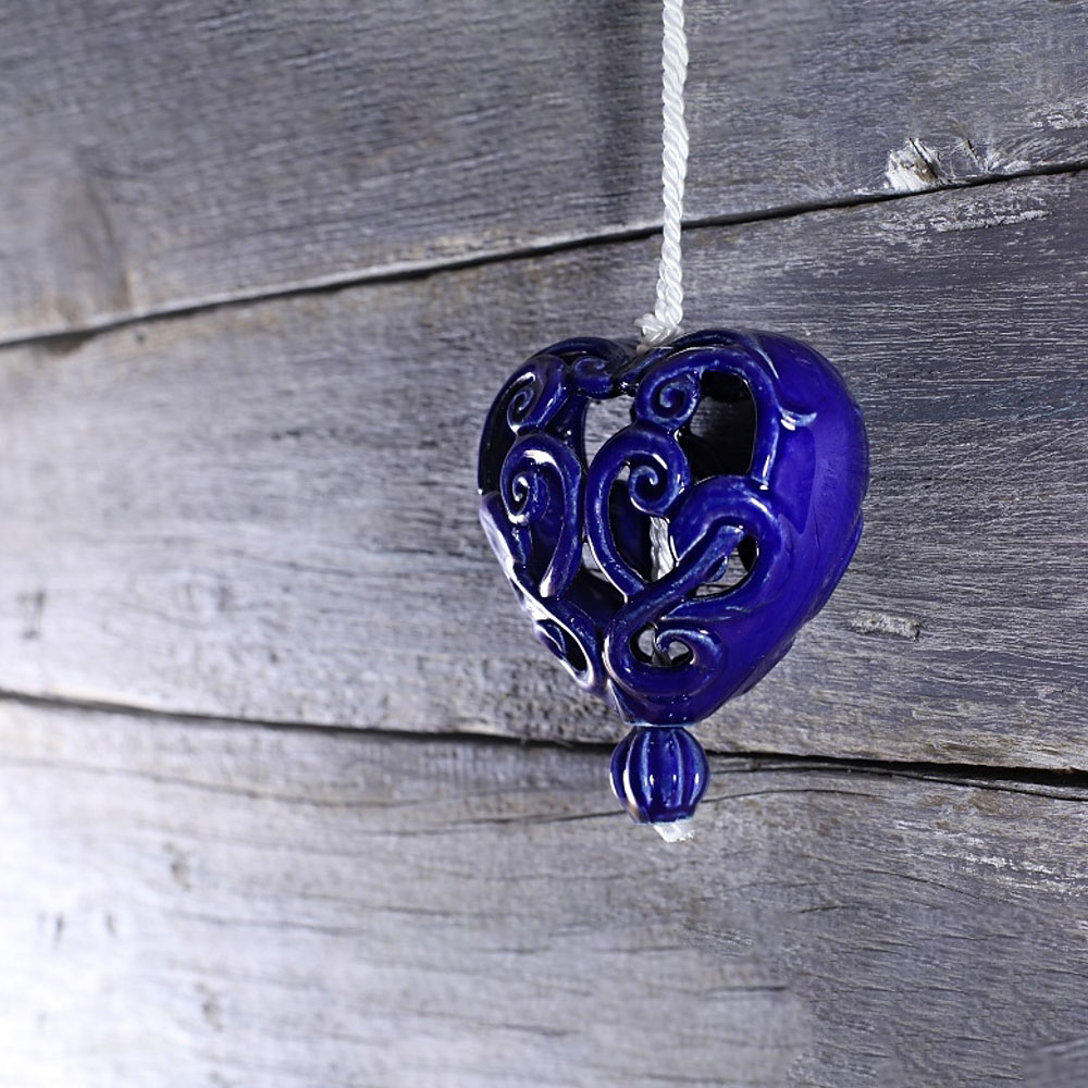 Herz "Kobalt" in Geschenkbox